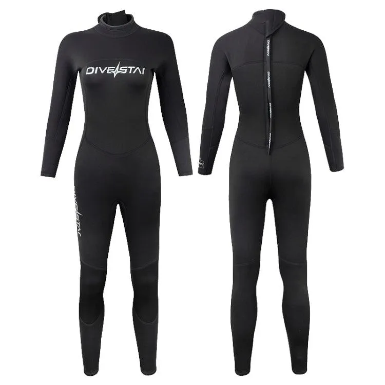 3mm Women's Long-Sleeve Neoprene Wetsuit for Surfing and Snorkeling