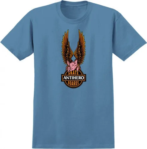 Anti-Hero Free Pig S/S - Harbor Blue - Men's T-Shirt