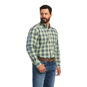 Ariat Men's Pro Series Team Maxton Sylvan Green Classic Fit Long Sleeve Shirt 10040787