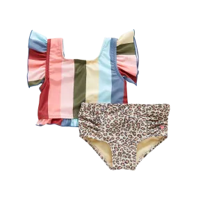 Baby Girls Elsie Tankini - Multi Wide Stripe