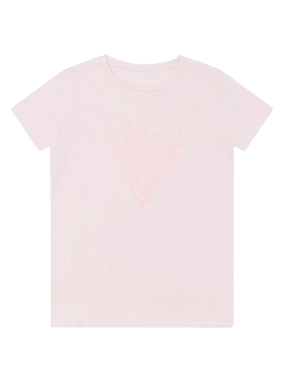 Ballet Pink Leopard Logo T-Shirt (2-7)
