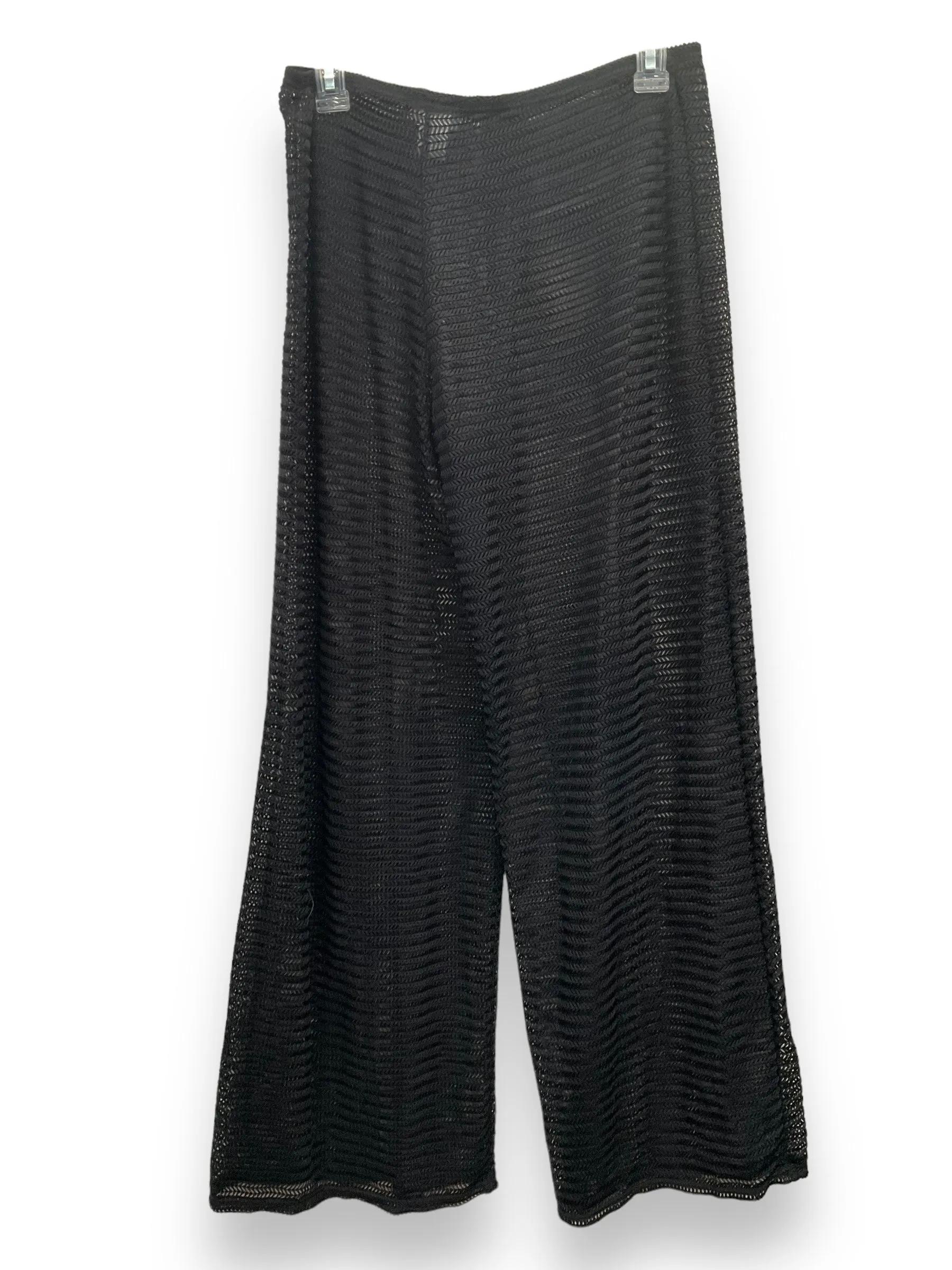 Black Swimwear Cover-up Clothes Mentor, Size L