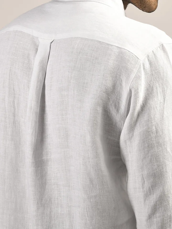 Button-down 100% Linen Shirt - Hampstead