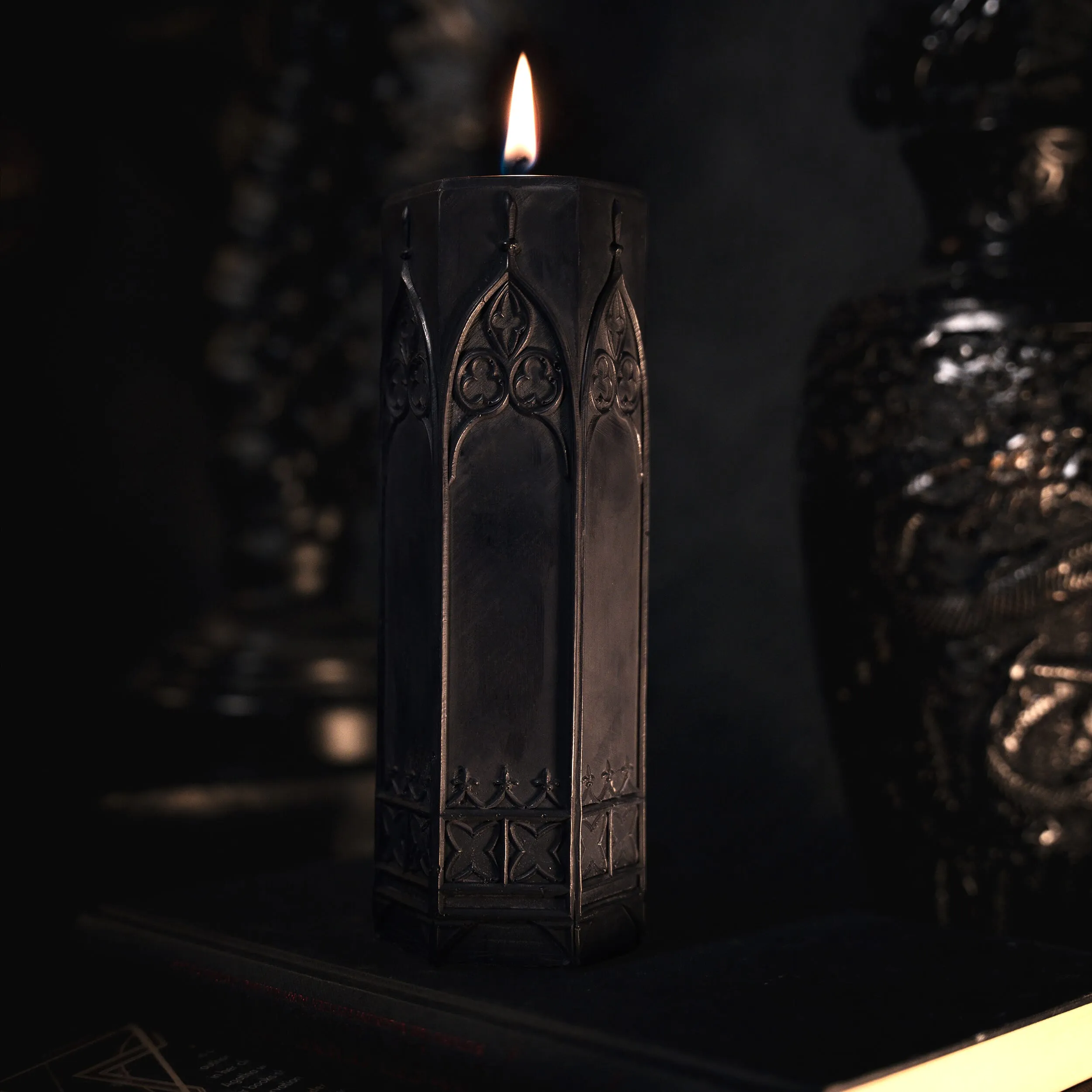 Cathedral Gothic Pillar Candle