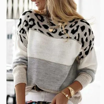 Cecilia | Vibrant Leopard Pullover