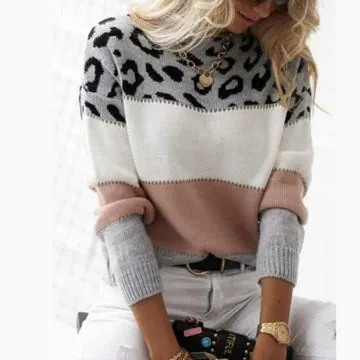 Cecilia | Vibrant Leopard Pullover