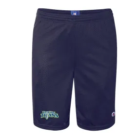 Champion Polyester Mesh 9" Shorts with Pockets  (Tri City Titans - Coaches)