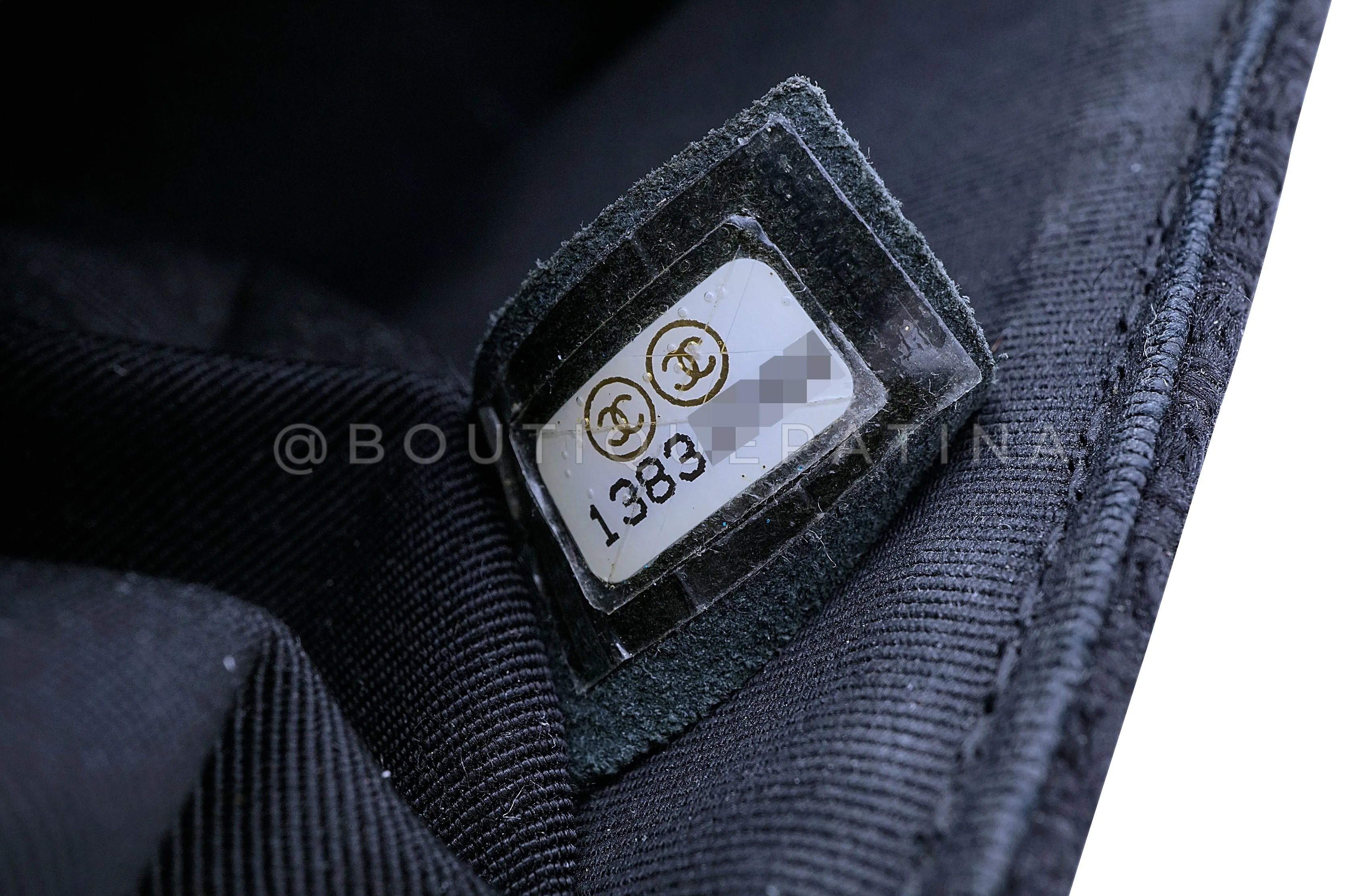 Chanel 2010 Black Paris-Shanghai Pudong Crystals Mini Flap Bag RHW