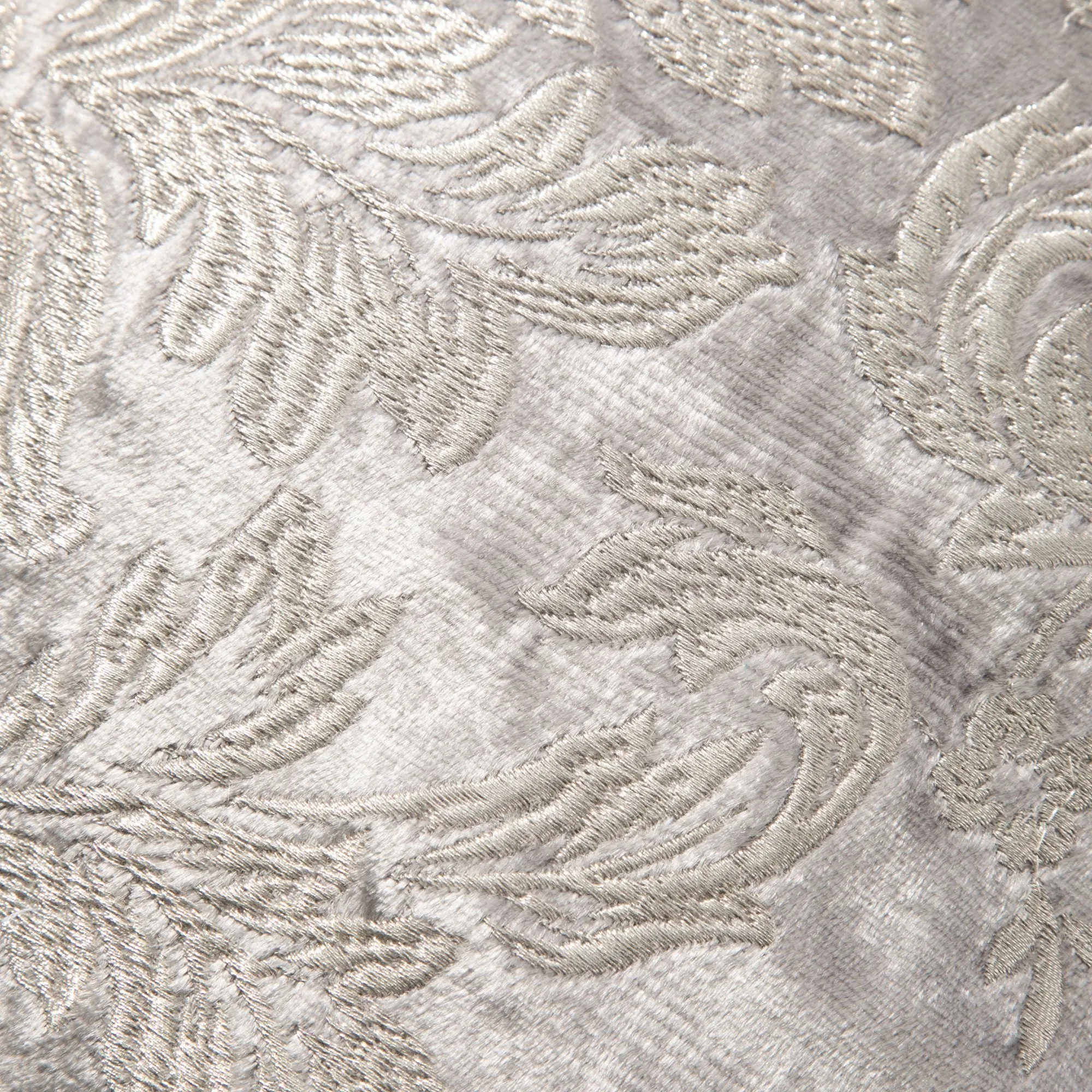 Charlesen Cushion Cover Gray X Silver