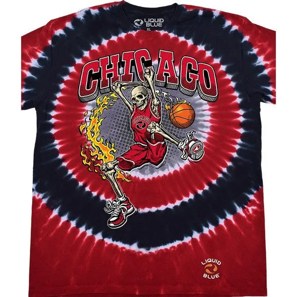 Chicago Slam Dunk T-Shirt Multi Tie Dye