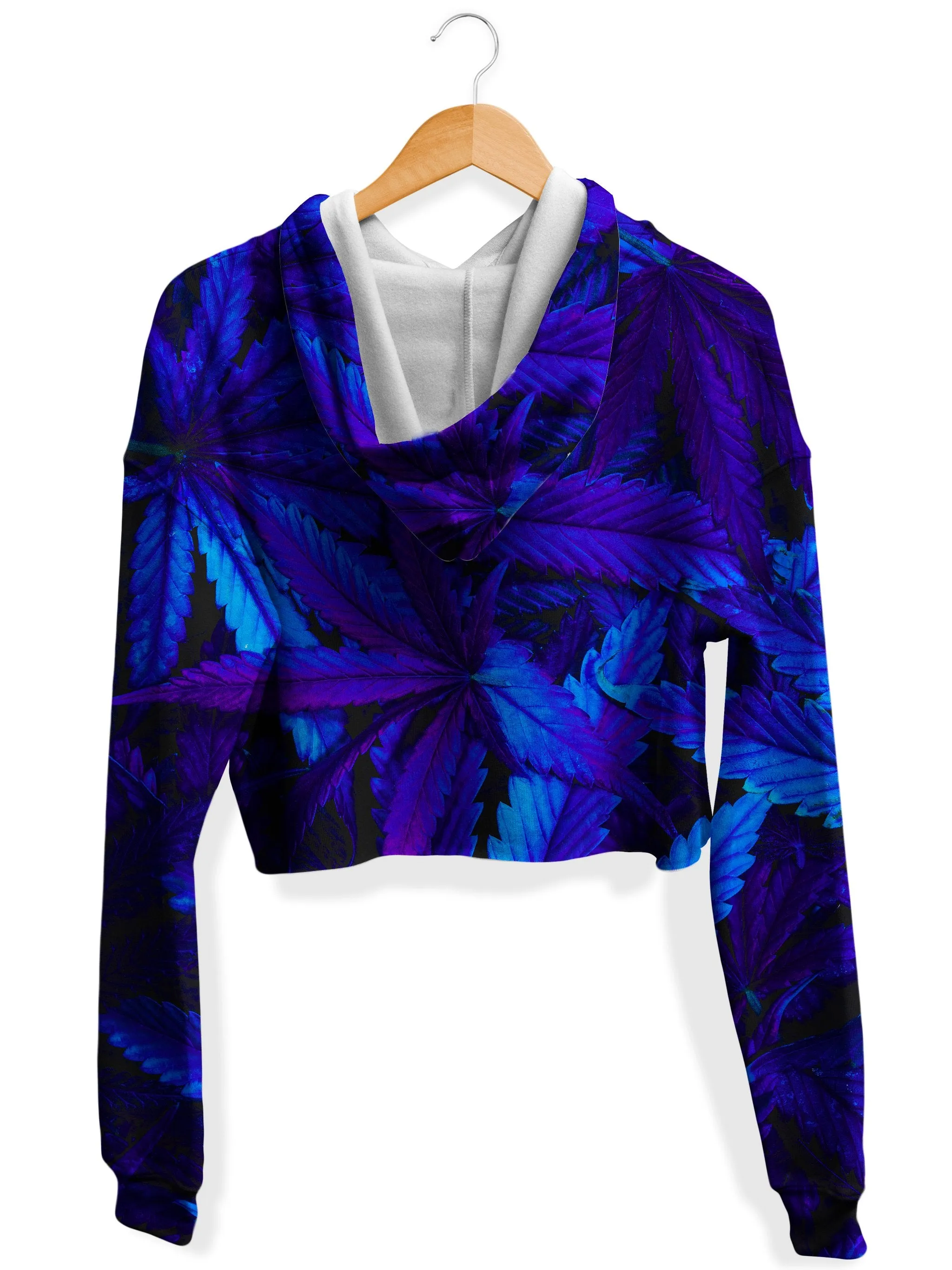 Chill Fleece Crop Hoodie