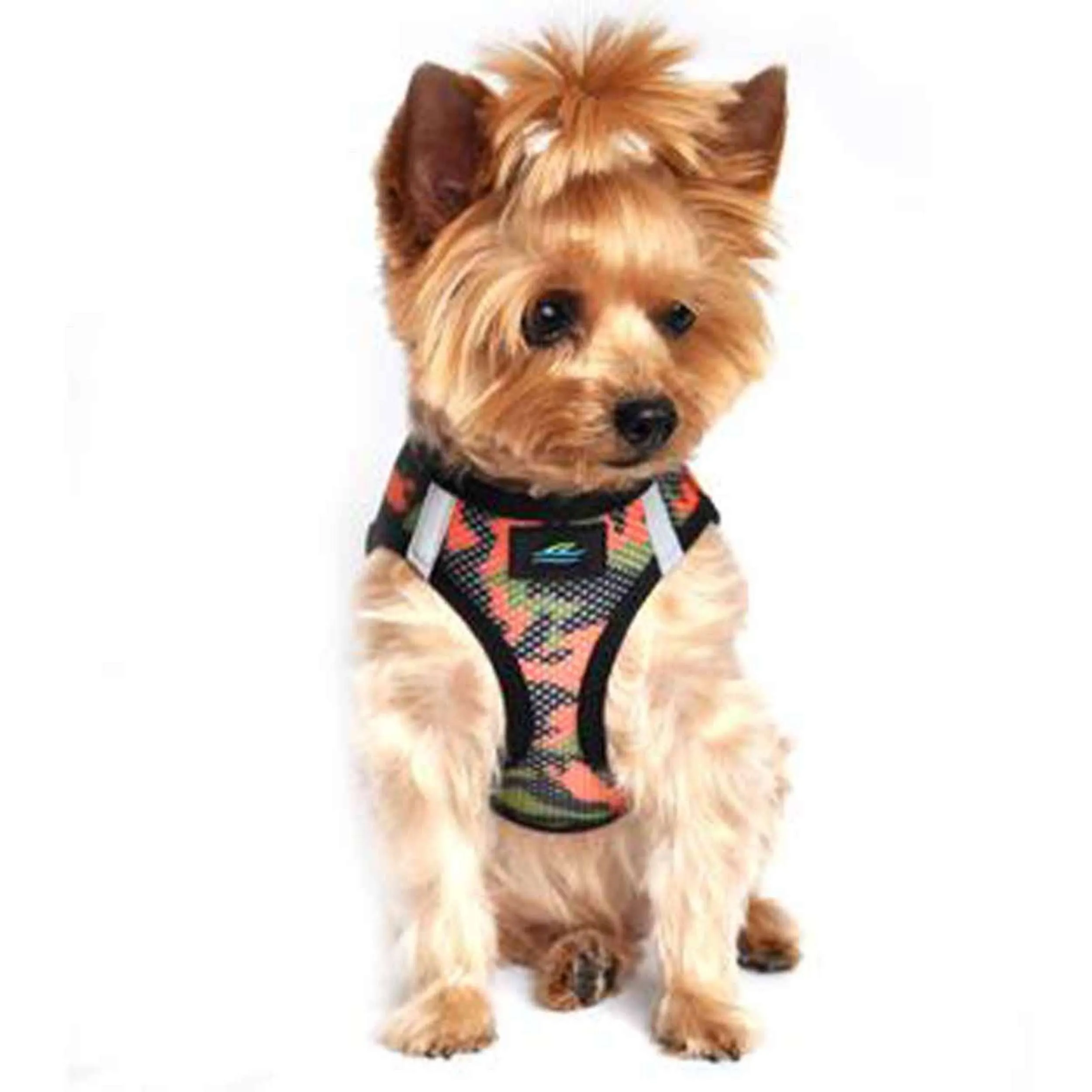 Choke-Free Mesh Harness | Orange Camo