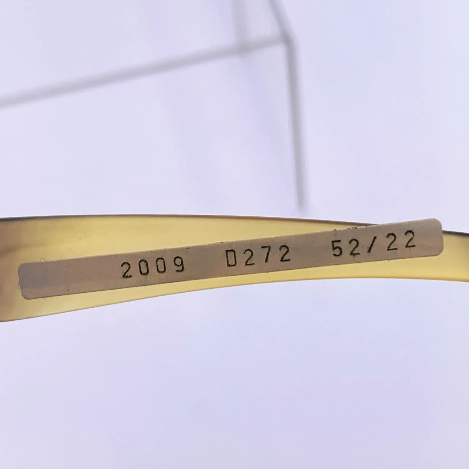 Christian Dior Vintage Sunglasses 2009 272 Yellow Green 52/22 140mm