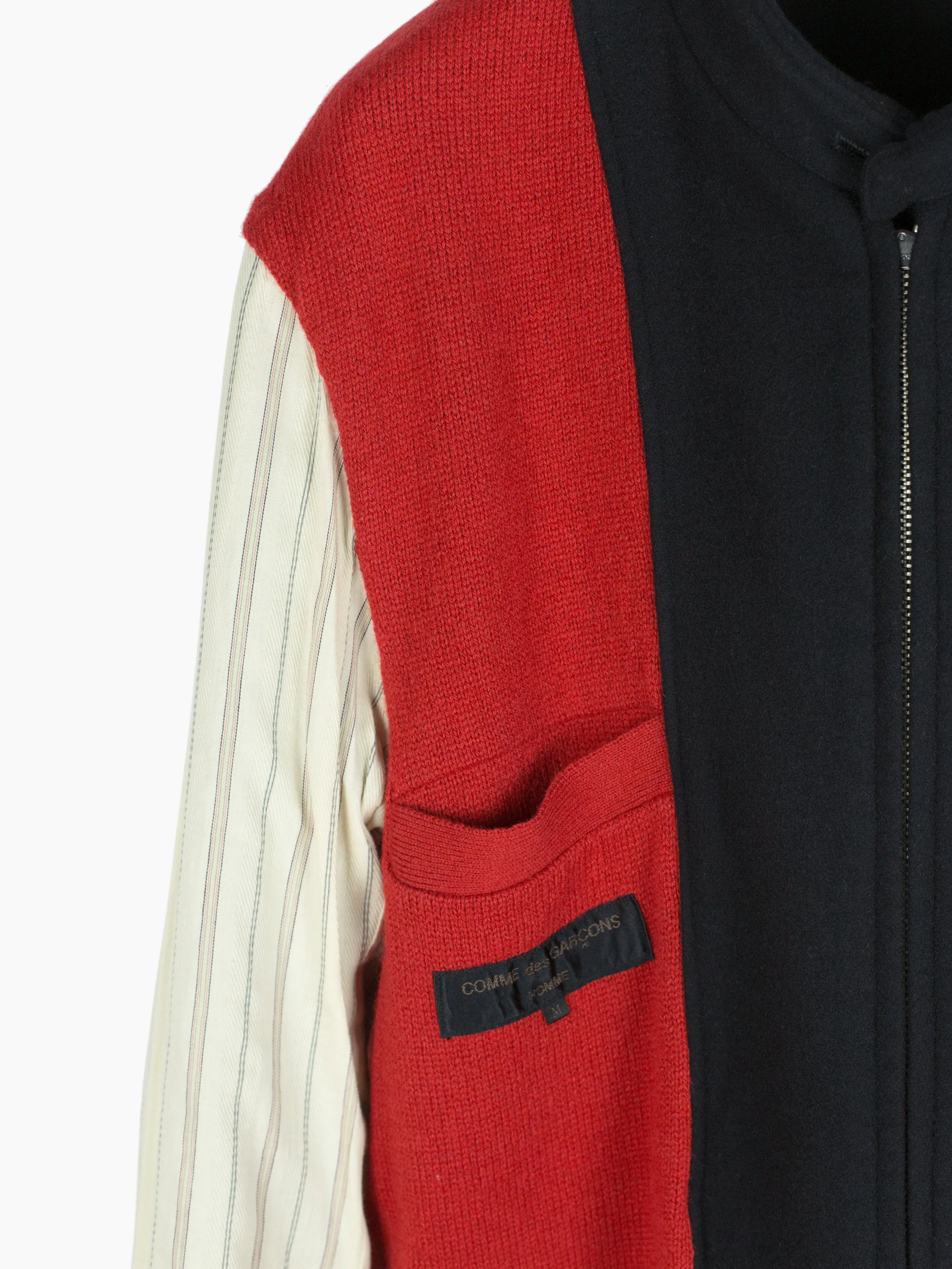 Comme des Garçons Homme AW97 Reversible Knit Lining Chore Coat