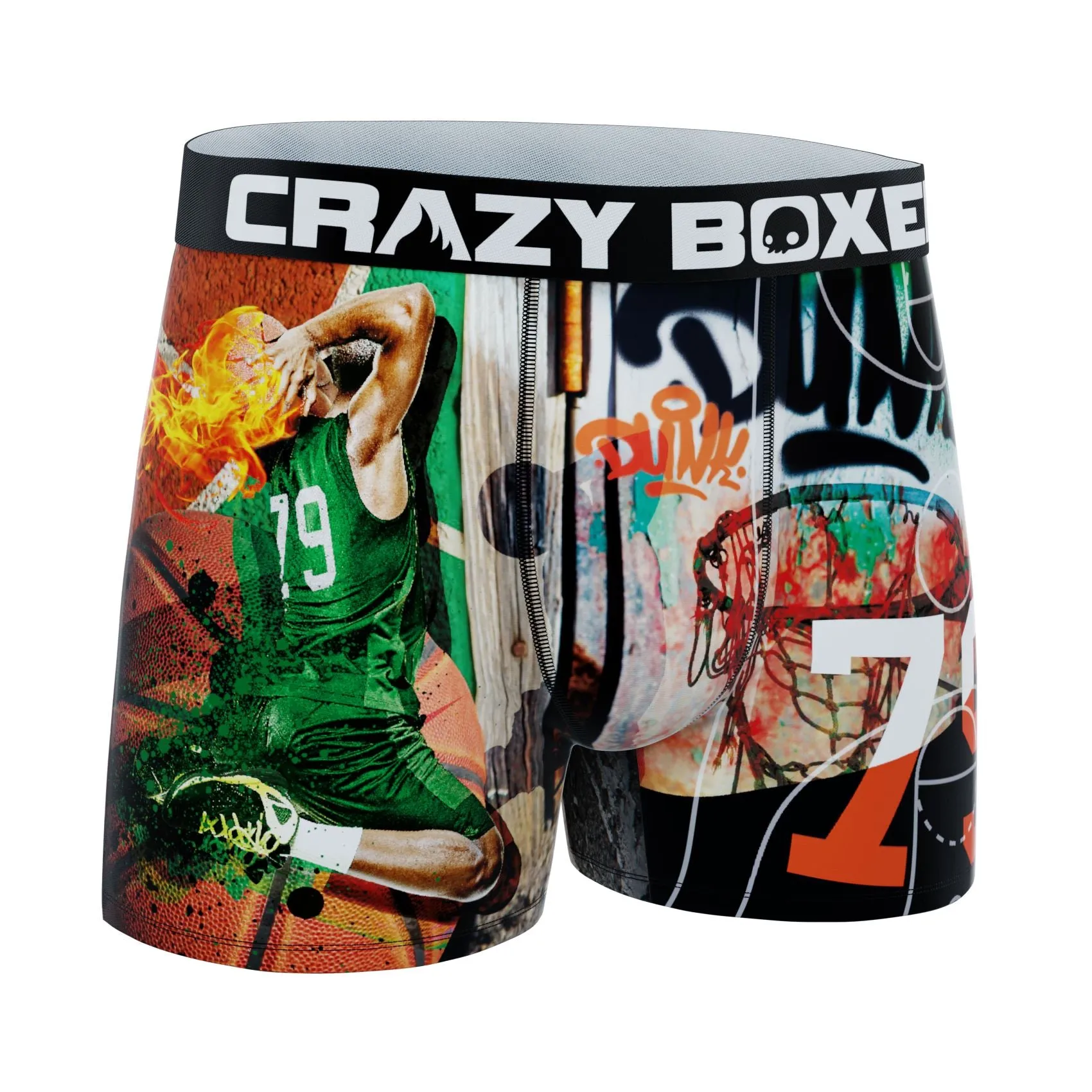 CRAZYBOXER Sports Basketball Men's Boxer Briefs