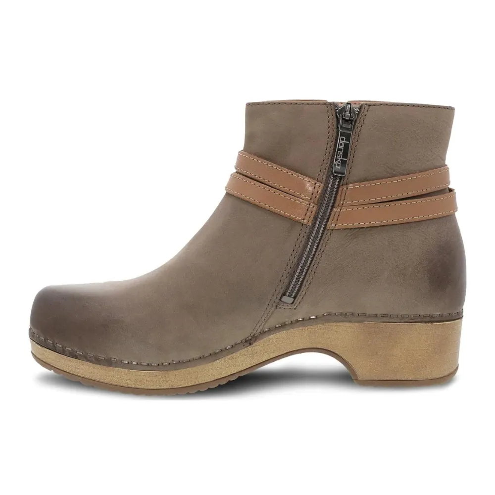 Dansko Brook Taupe Burnished Nubuck Boot (Women’s)