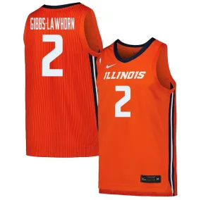 Dra Gibbs-Lawhorn Nike Illini Basketball Jersey