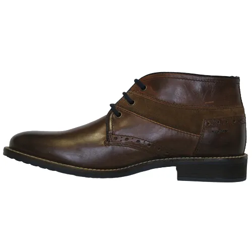 Dubarry Mens Lace Up Boots  - Salvador - Tan