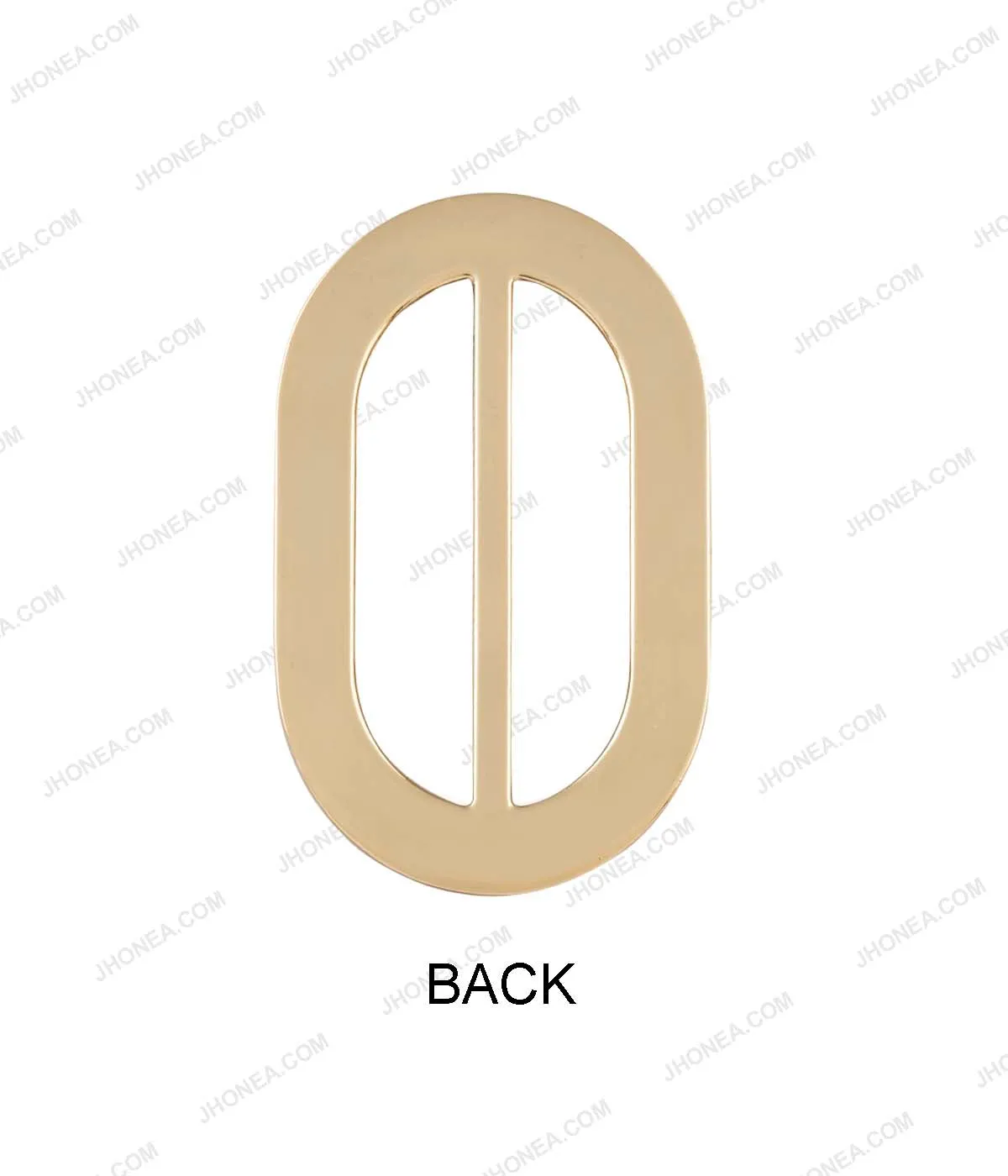 Fashion Shiny Gold with Black Velvet Sliding Buckle for Men/Women