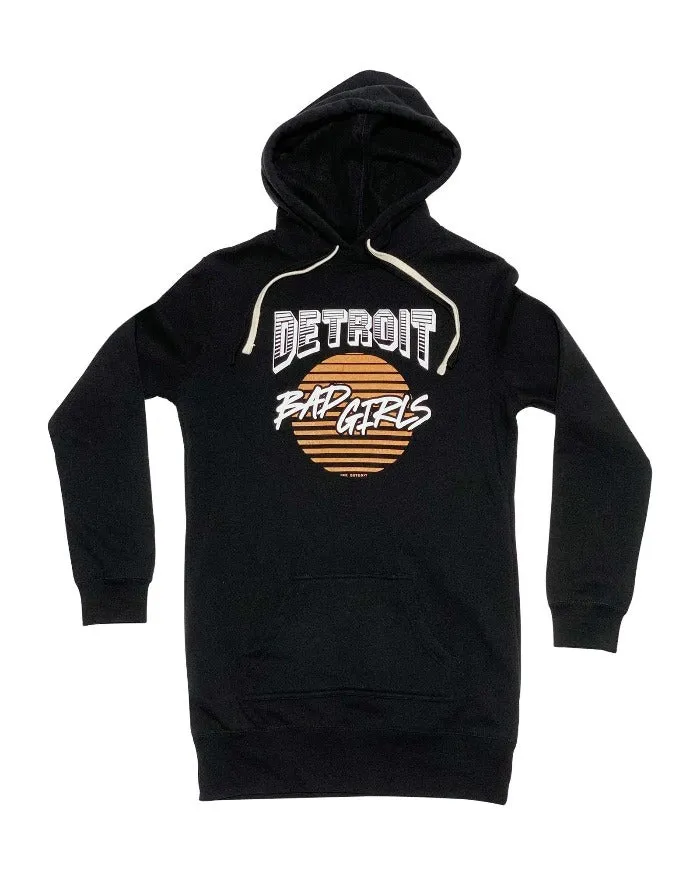 Ink Detroit Bad Girls Fleece Hoodie Dress