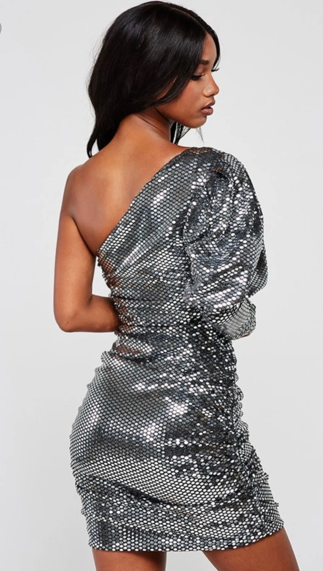 Invitation Only Metallic Shimmer Dress