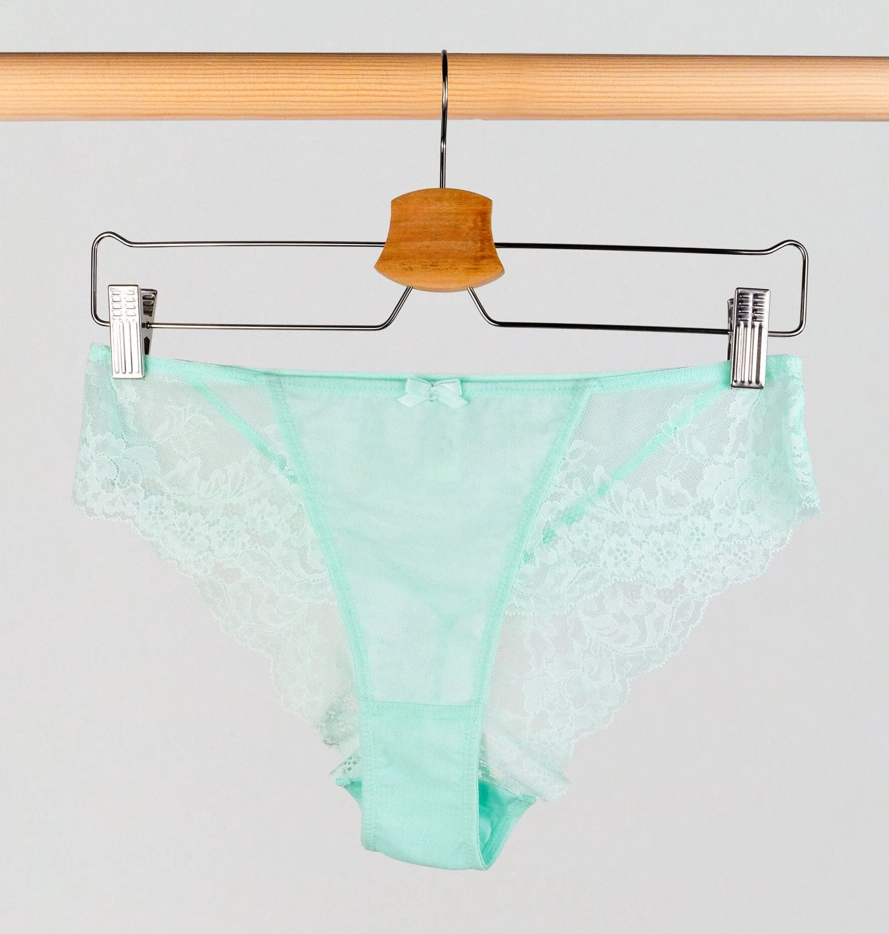 Lace seam-free brazilian [Mint]
