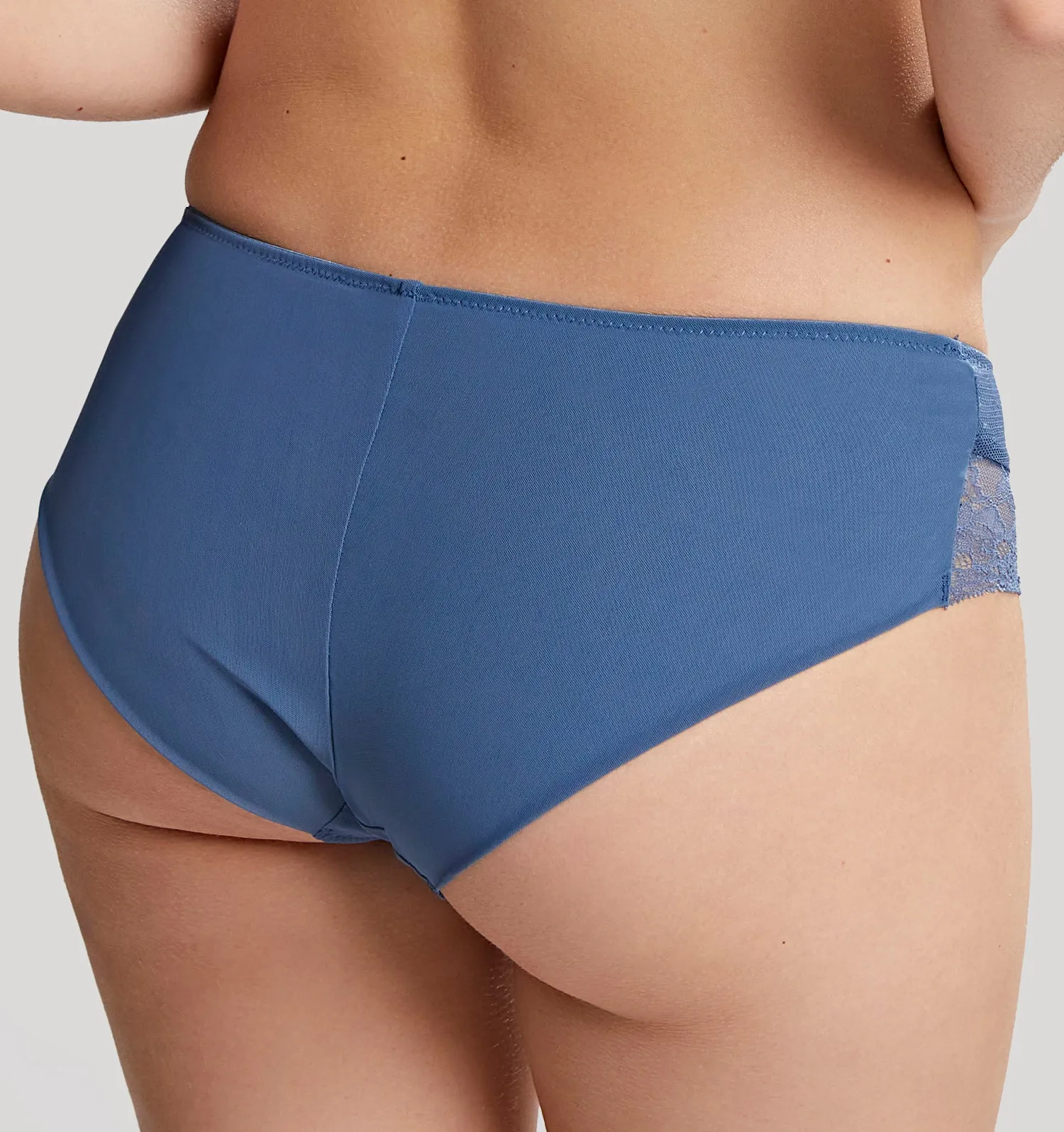 Lace seam-free brief [Periwinkle]