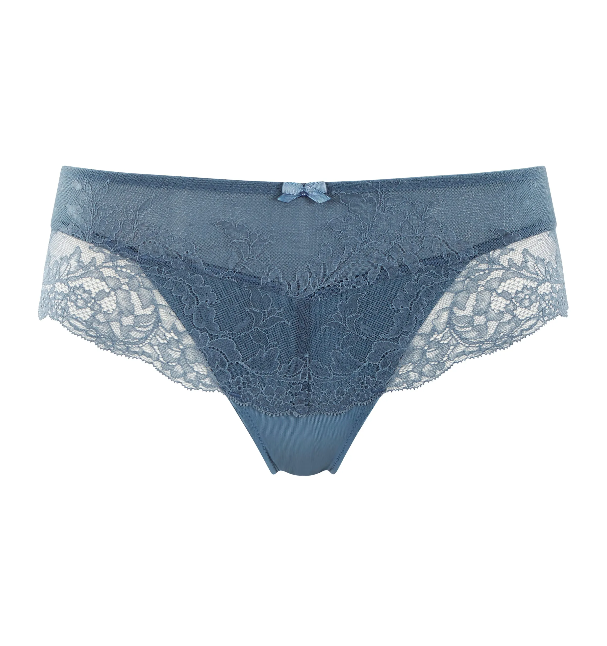 Lace seam-free brief [Periwinkle]