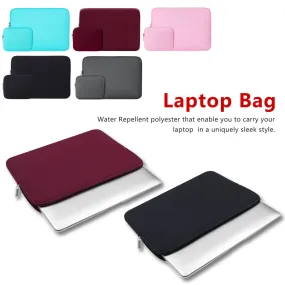 Laptop For Asus Acer HP Lenovo 11 13.3 14 15.6 inch for Macbook Air 11 13/Pro 13 15 Repellent Sleeve Cases Neoprene Water
