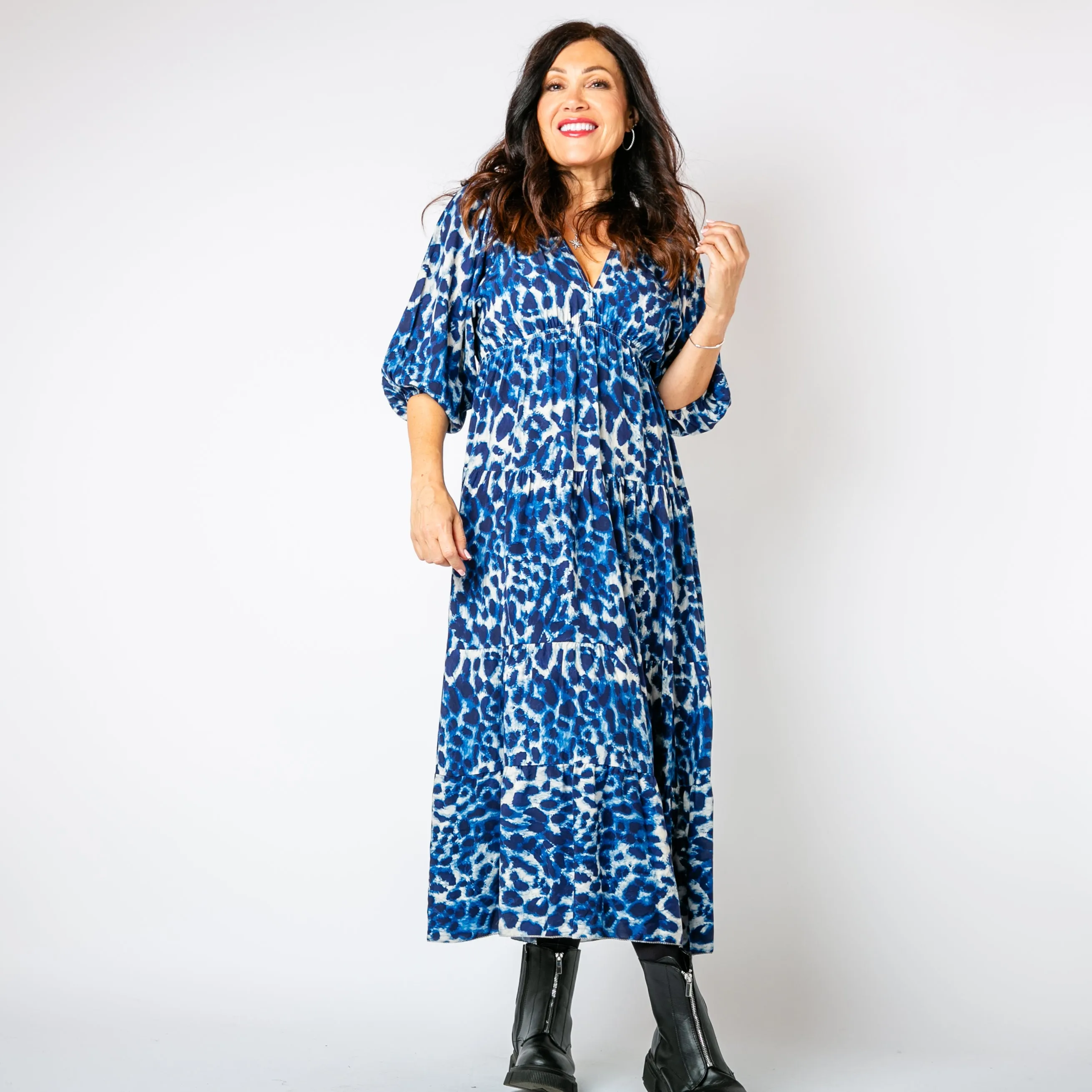 Leopard Tiered Dress