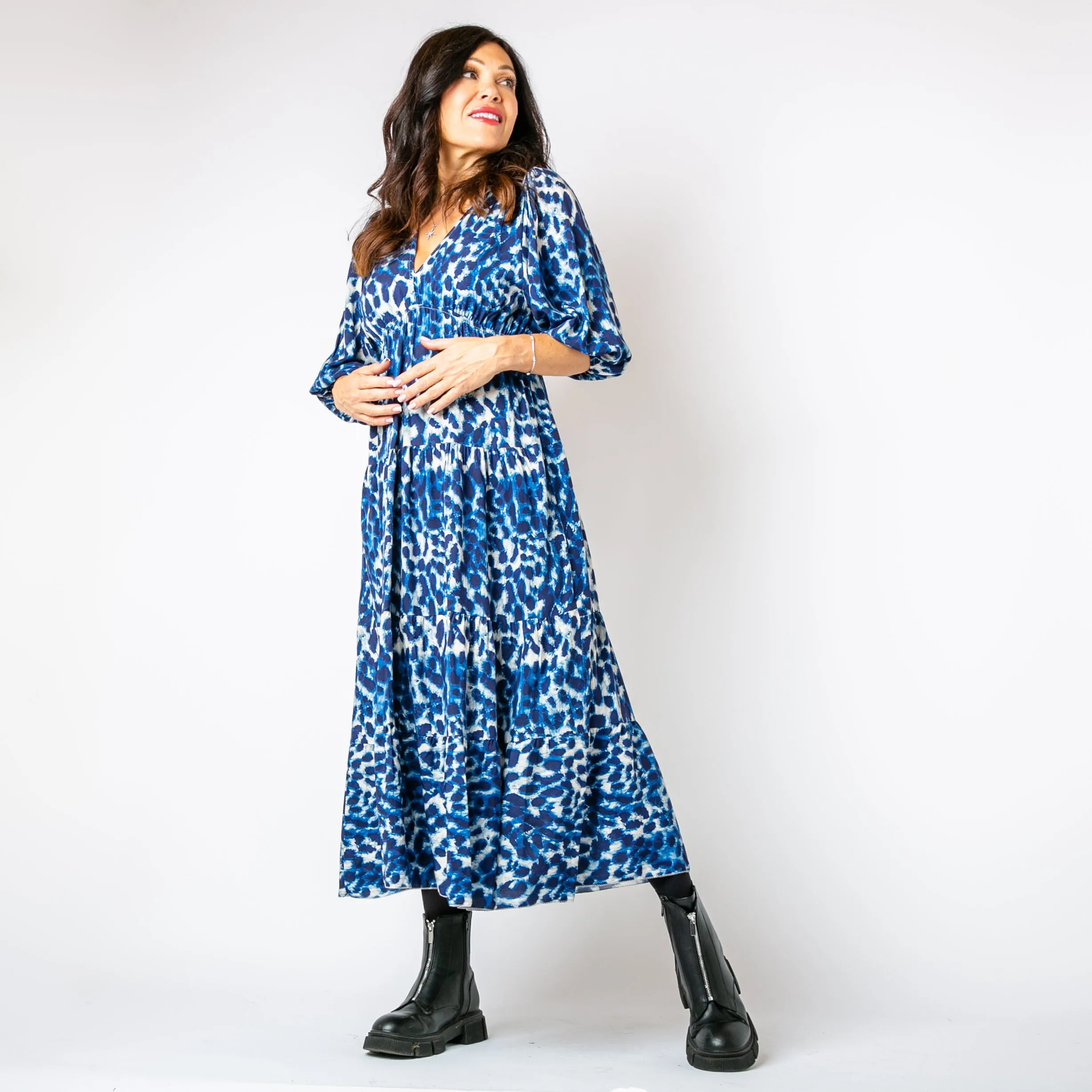 Leopard Tiered Dress