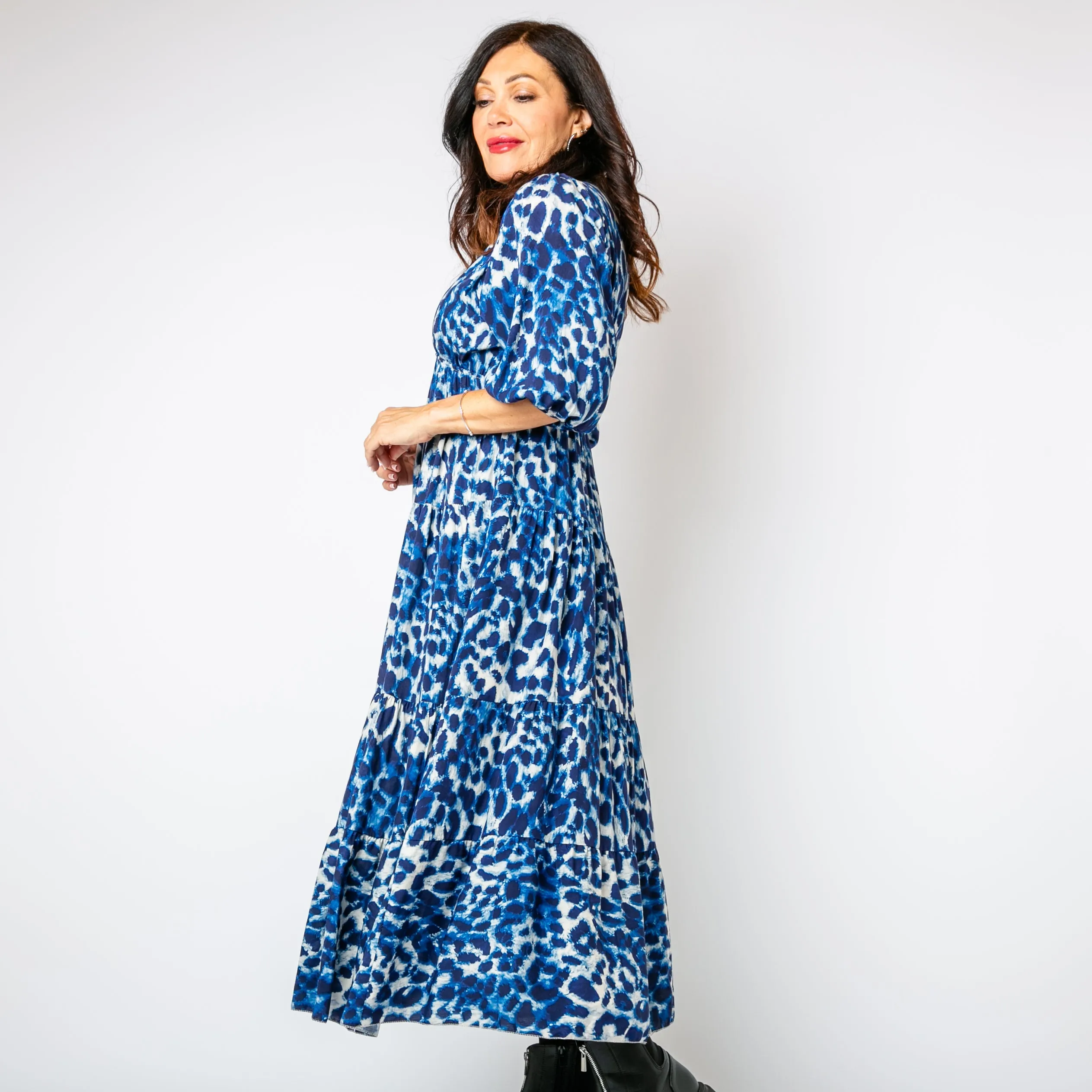 Leopard Tiered Dress