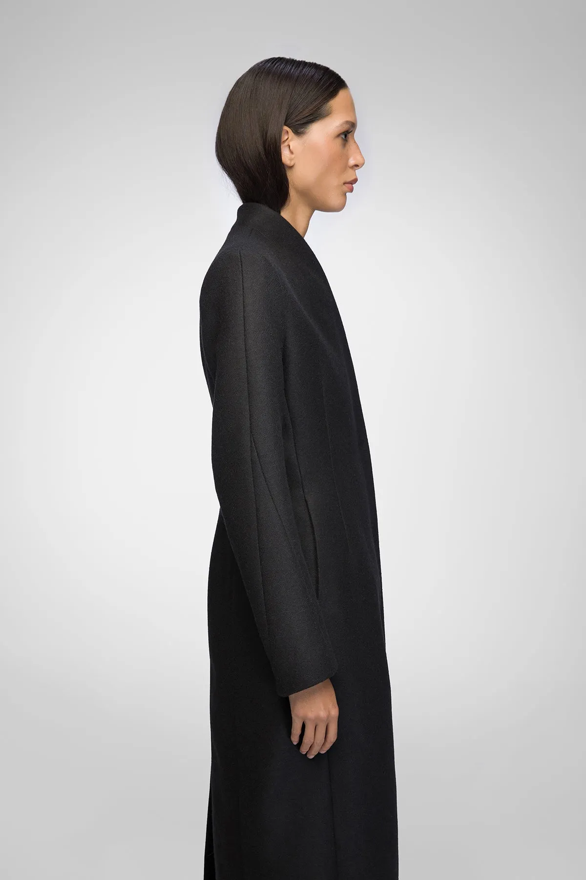 Margaux - Black Wool Coat