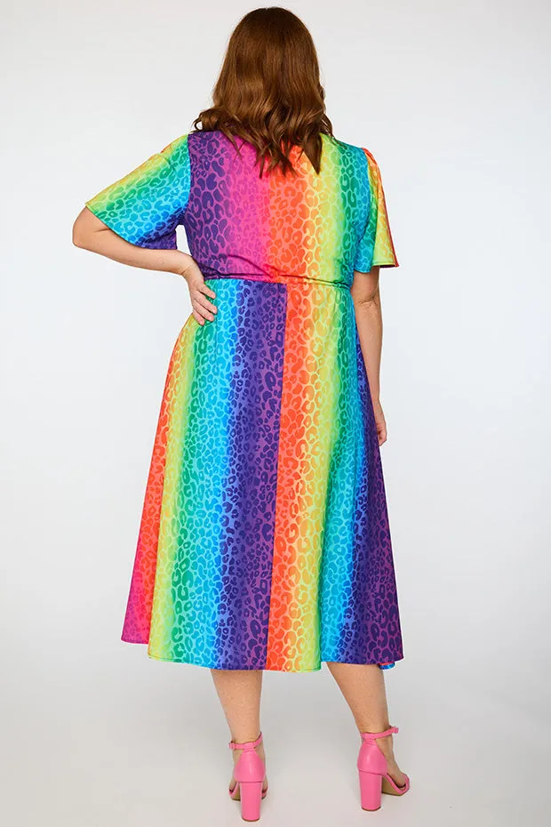 Marley Ombre Leopard Dress
