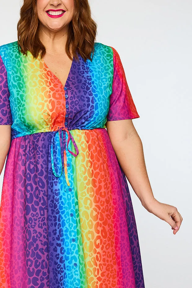 Marley Ombre Leopard Dress