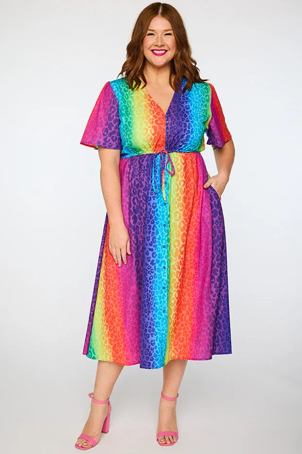 Marley Ombre Leopard Dress