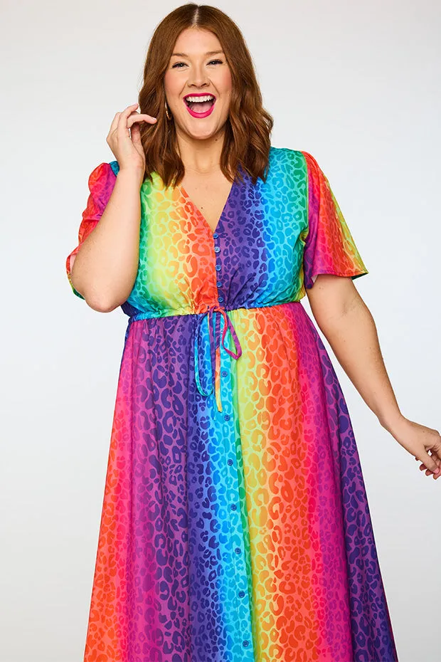Marley Ombre Leopard Dress