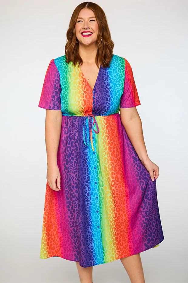 Marley Ombre Leopard Dress