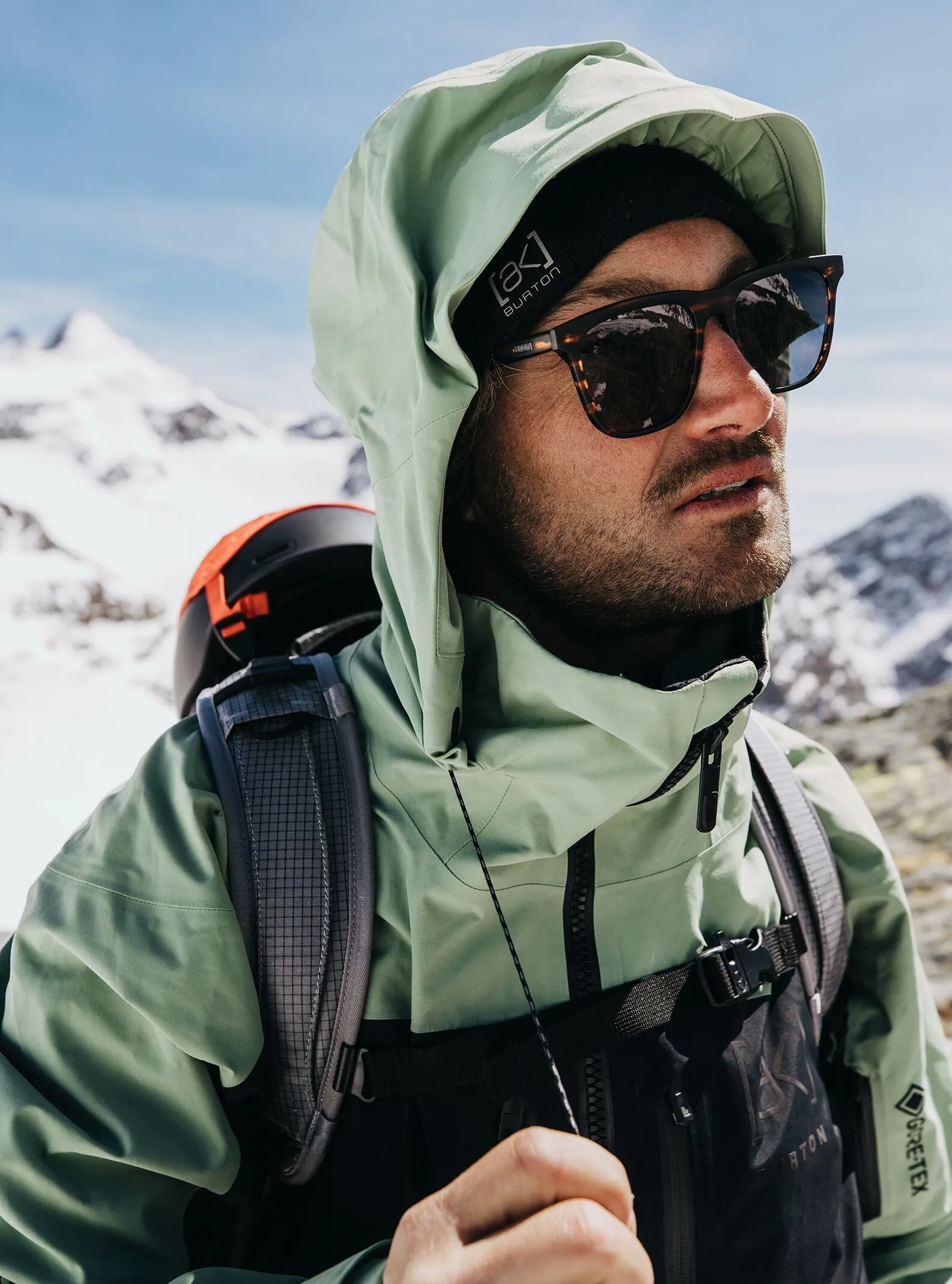 Men's Burton [AK] GORE‑TEX Swash Jacket - Hedge Green / True Black