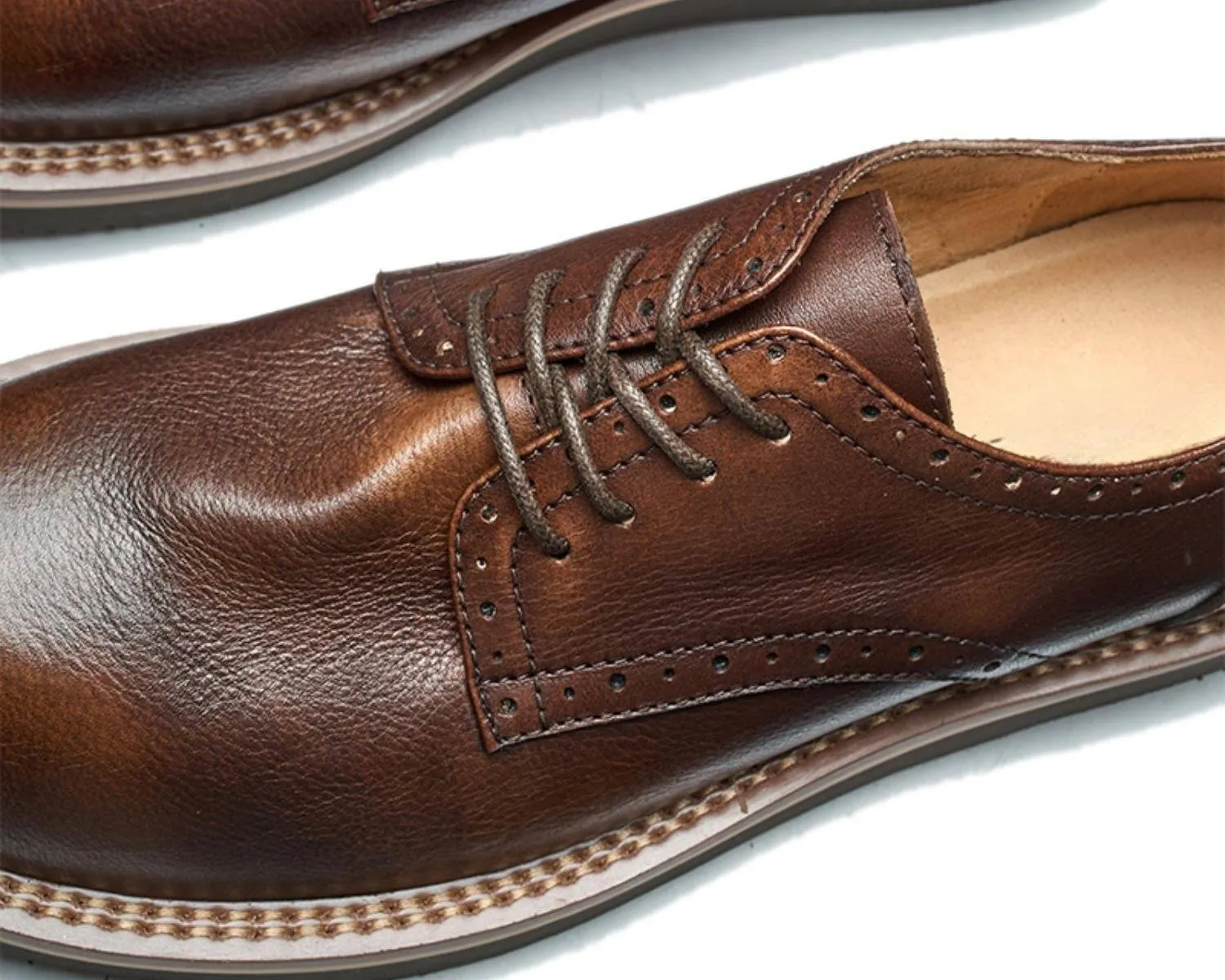 Men's Formal Leather Dress Shoes - Classic Retro Cowhide Boots