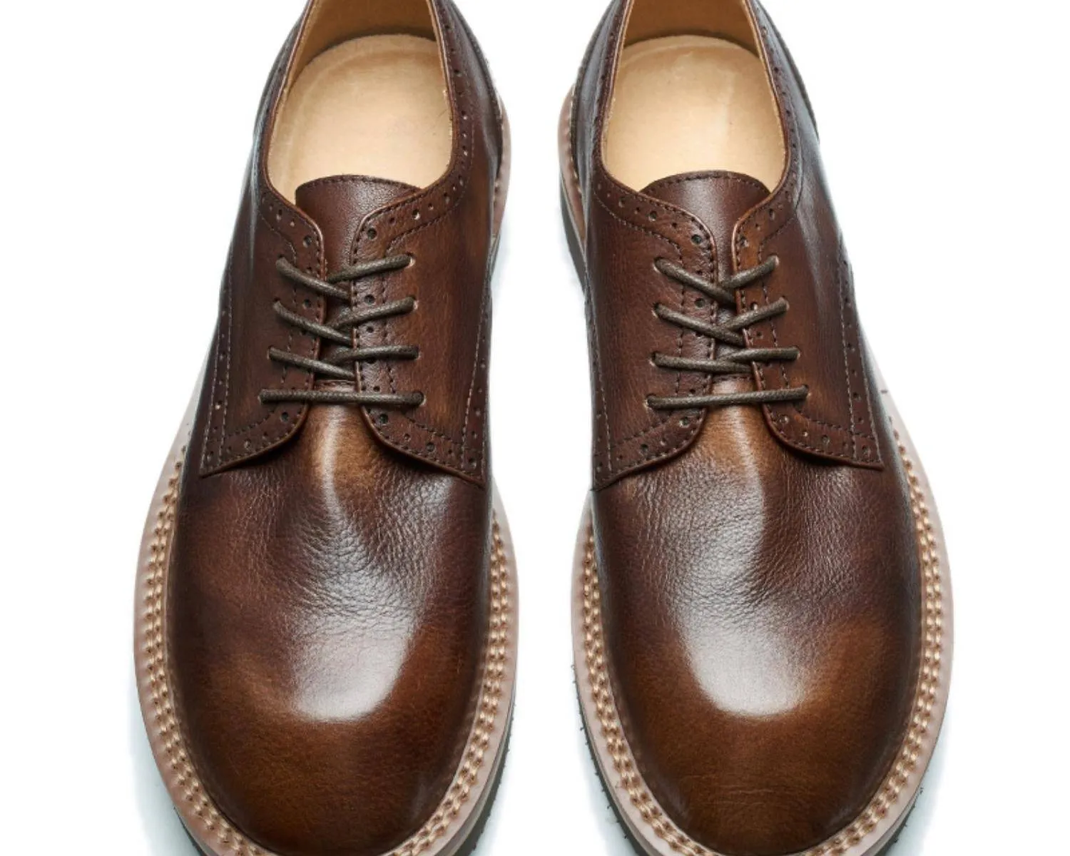 Men's Formal Leather Dress Shoes - Classic Retro Cowhide Boots