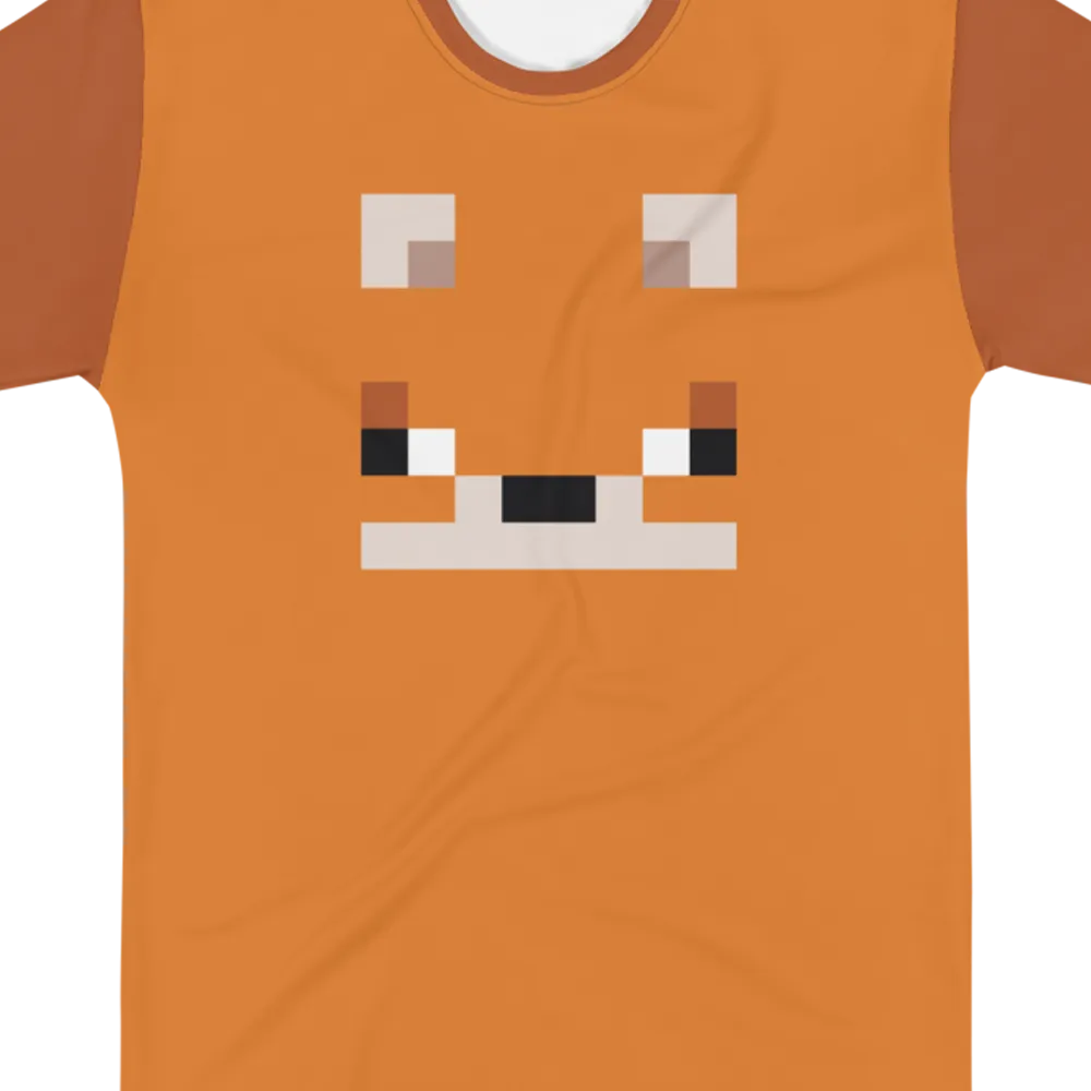 Minecraft Fox Unisex Short Sleeve T-Shirt