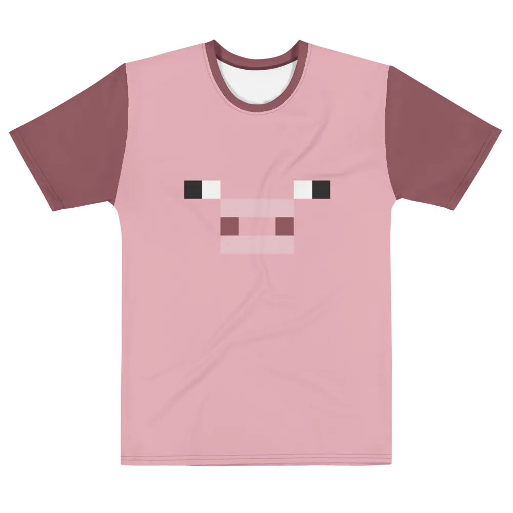 Minecraft Pig Unisex Short Sleeve T-Shirt