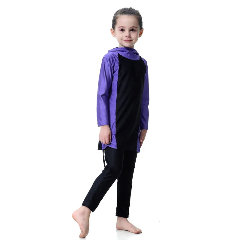 Muslim Child Burkinis Girl Swimwear Swimsuit
