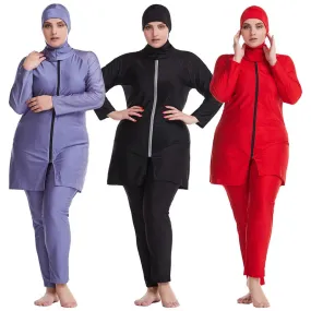 Muslim Women Plus Size Burkinis Swimwear Swimsuit