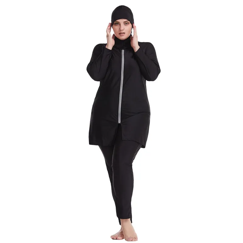 Muslim Women Plus Size Burkinis Swimwear Swimsuit