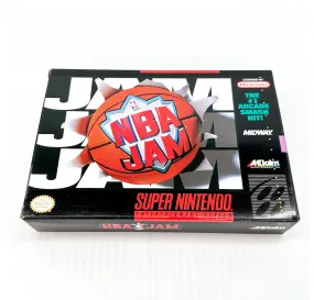 NBA JAM - SNES Game - Complete in Box - Excellent Condition!