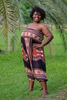 Plus Size Black Thai Hippie Pants