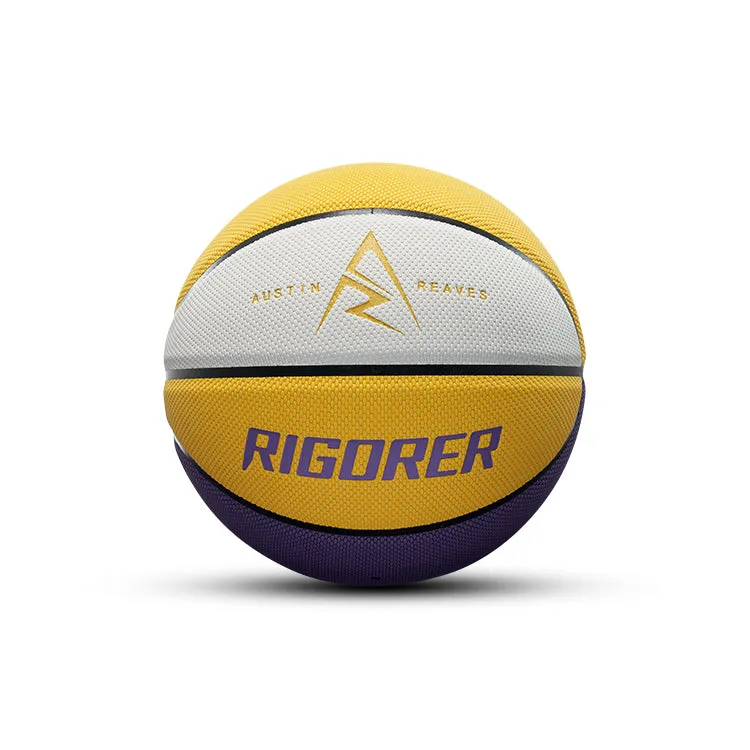 Rigorer Austin Reaves  PU Basketball 'Purple/Yellow/White' [Z123320110-7]