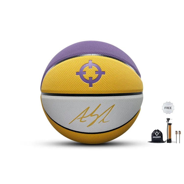 Rigorer Austin Reaves  PU Basketball 'Purple/Yellow/White' [Z123320110-7]